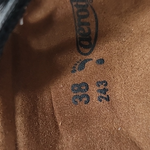 Aerothotic Womens Black Strappy Sandals Size 8 Preowned - Picture 8 of 11